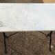 Table en marbre carrare poli