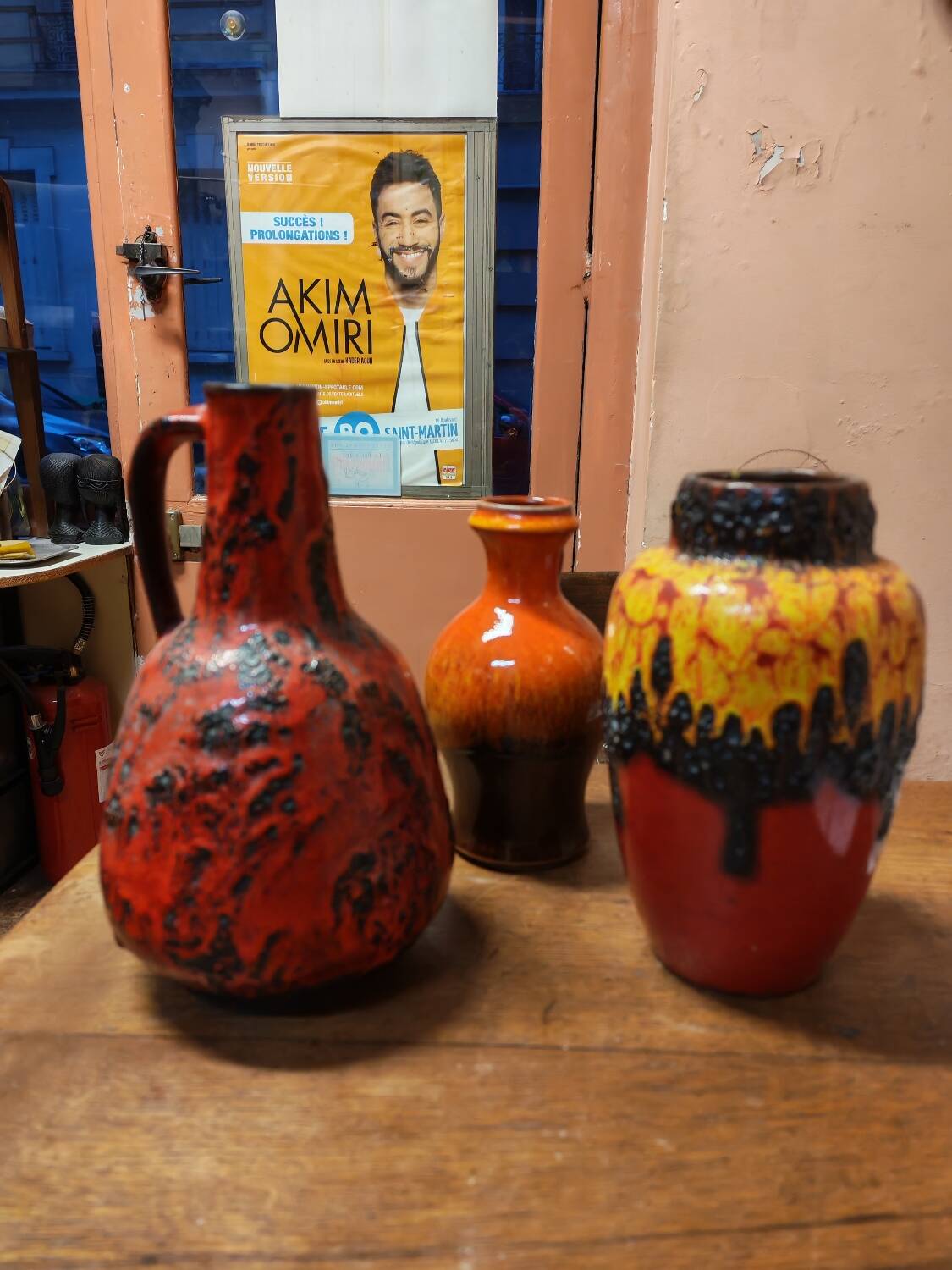 Set of seventies vases
