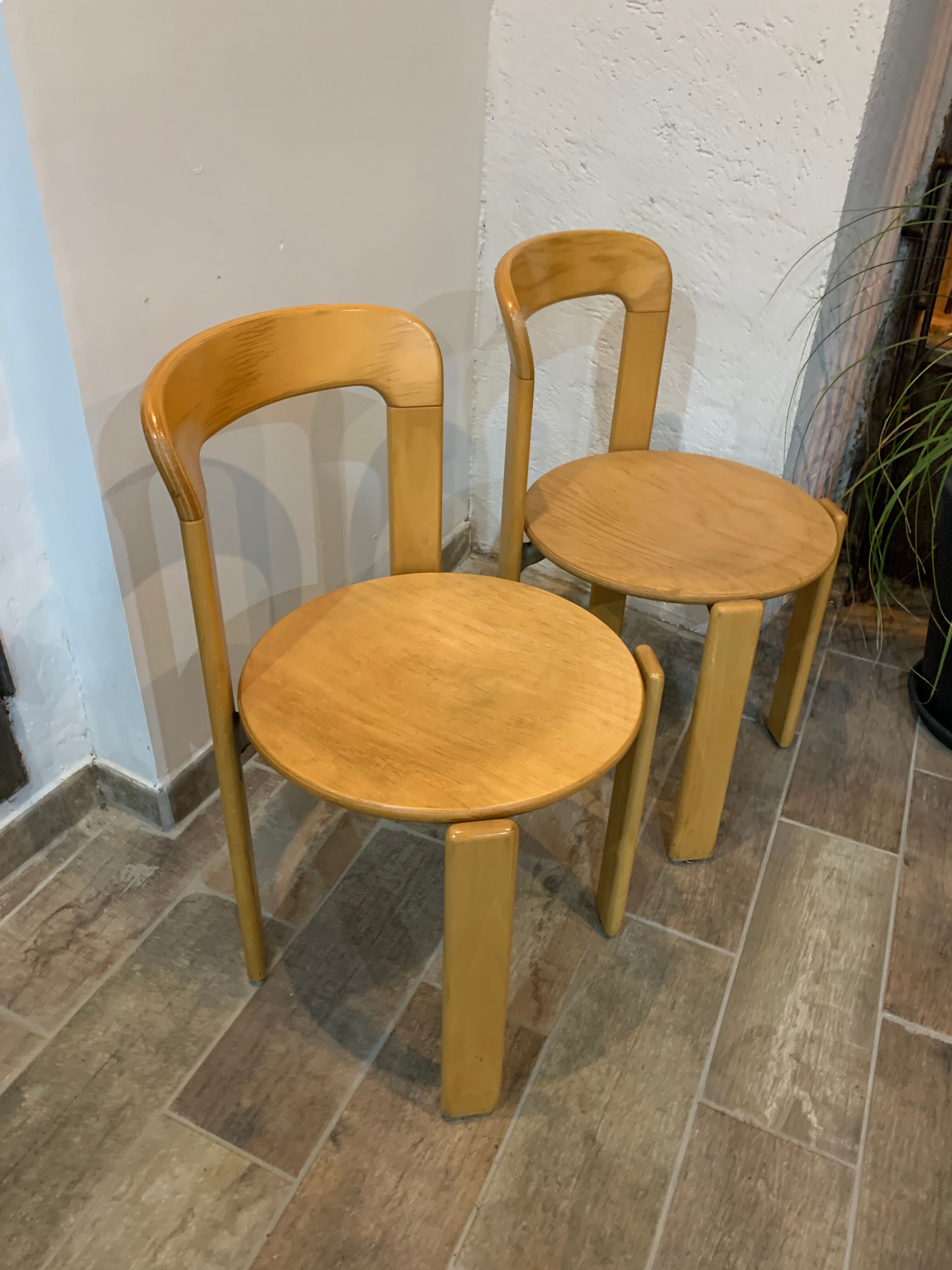 Pair of chairs Bruno Rey