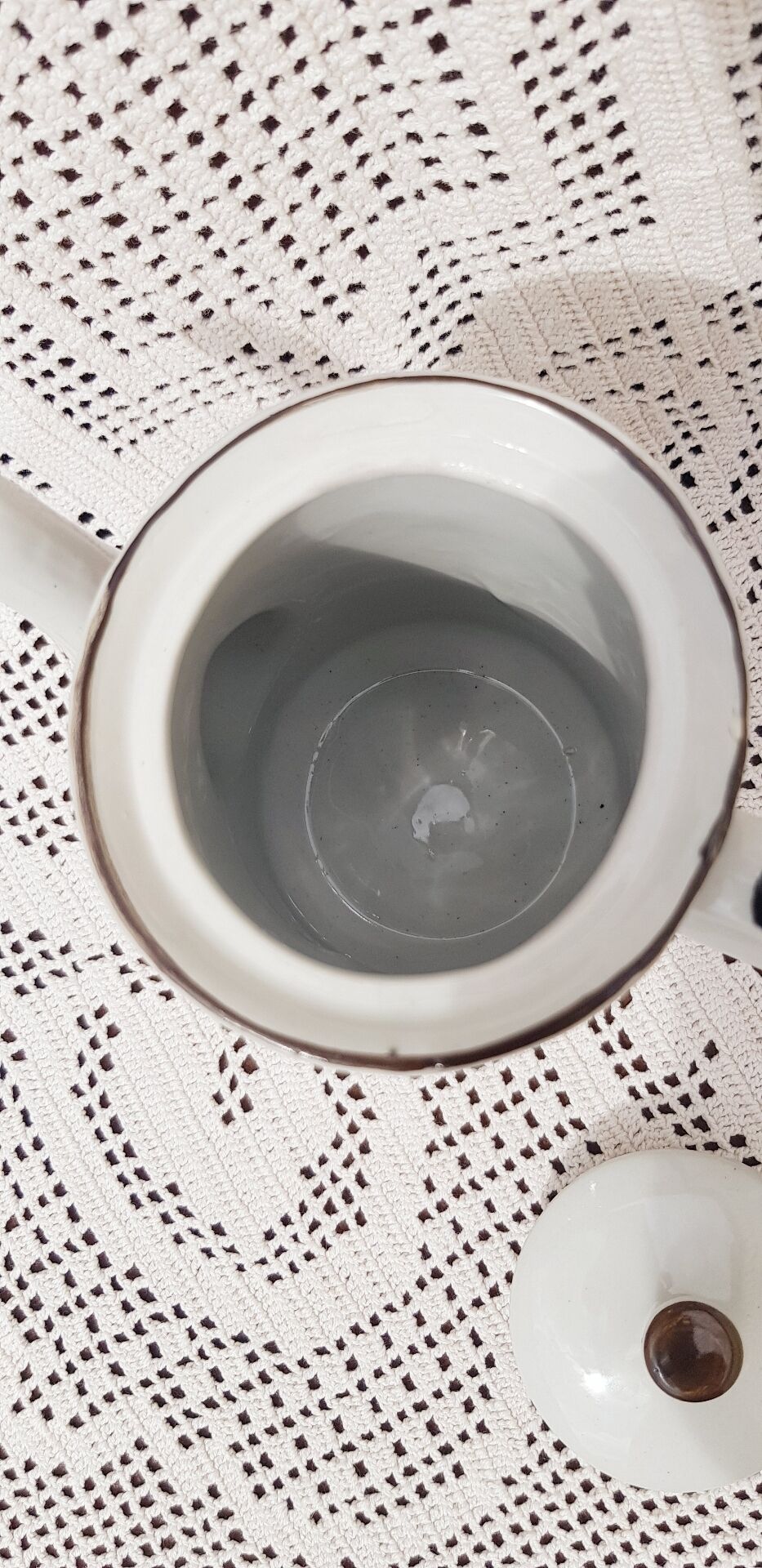 Tea service with botanical patterns