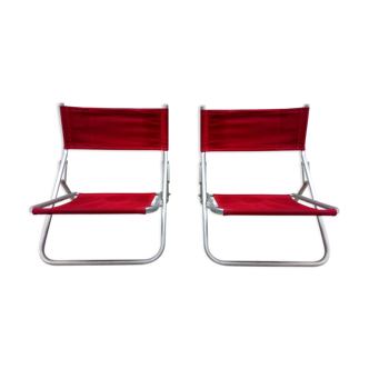 Low camping chair