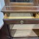 English walnut two-body library from the early 20th century.