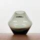 Mid-century German minimalist glass vase Rauchtopas, 1960s