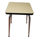Tabouret formica jaune