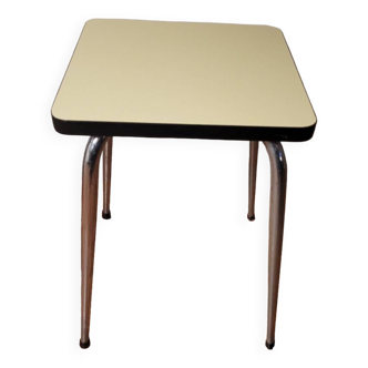 Tabouret formica jaune