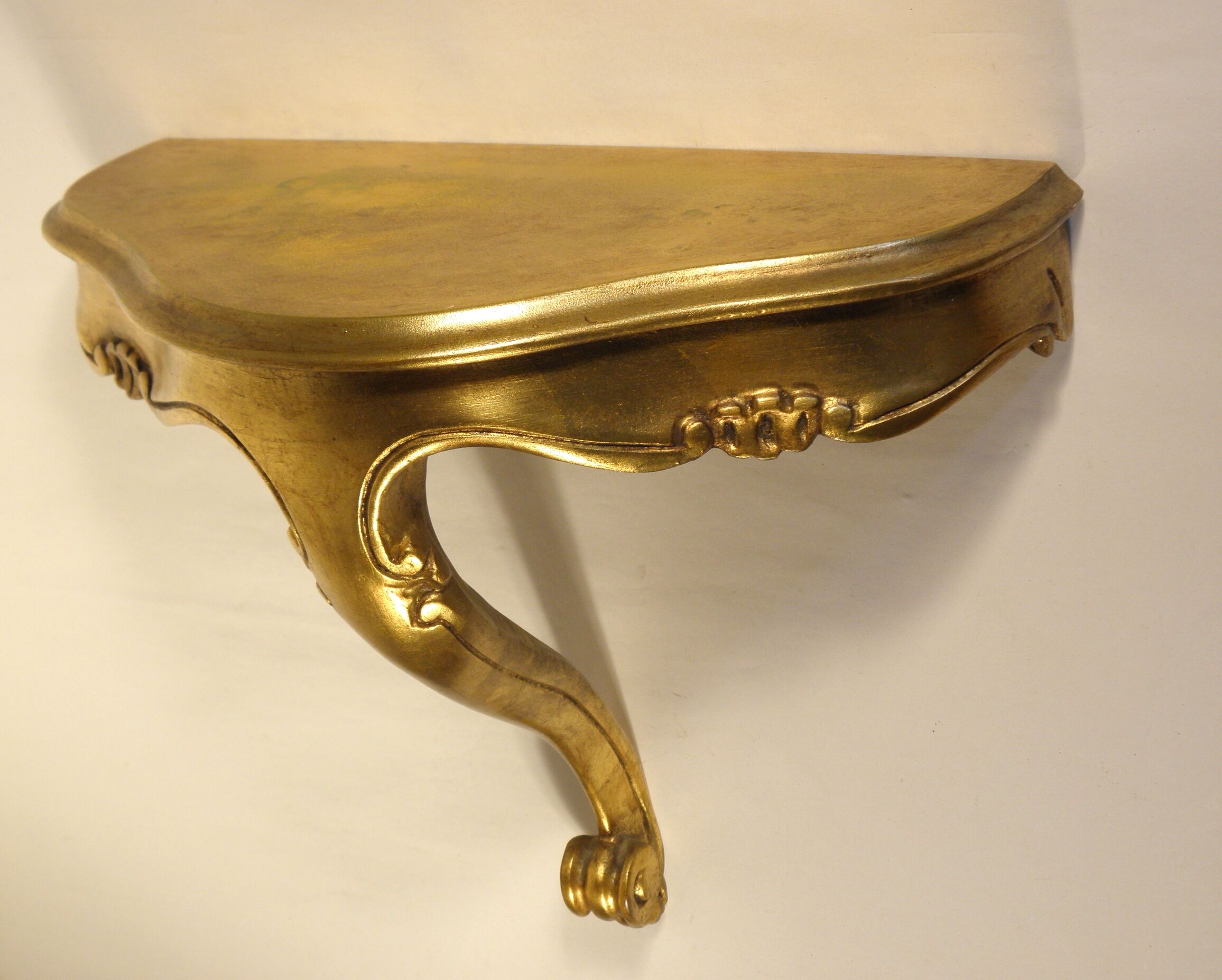 Wall console gilded 35 cm