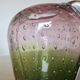 Murano vase in blown glass, bubbled, 50s-60s