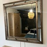 Antique mirror with wooden ornaments