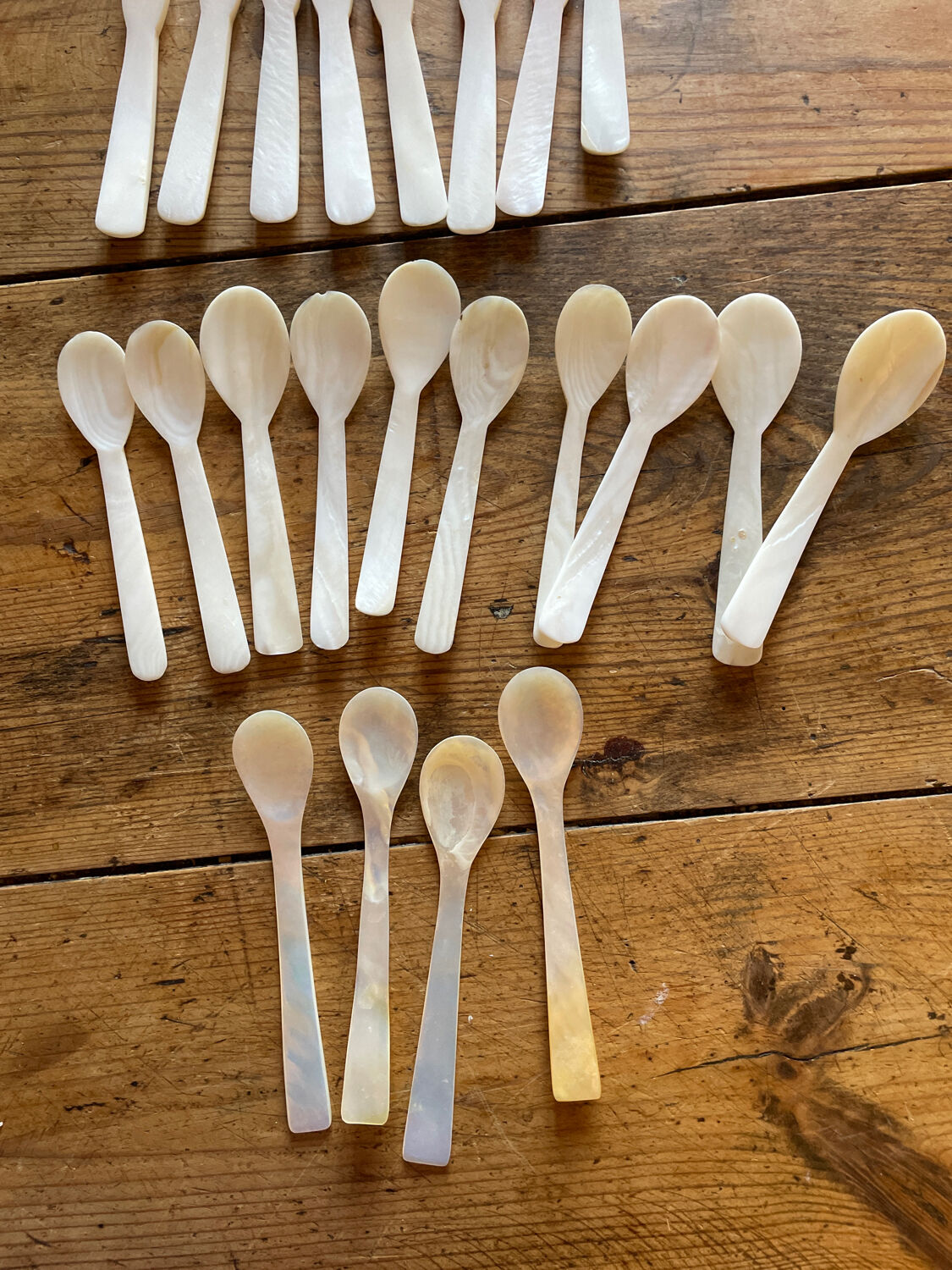 Set of 16 tapas forks and 14 scoops of sorbet