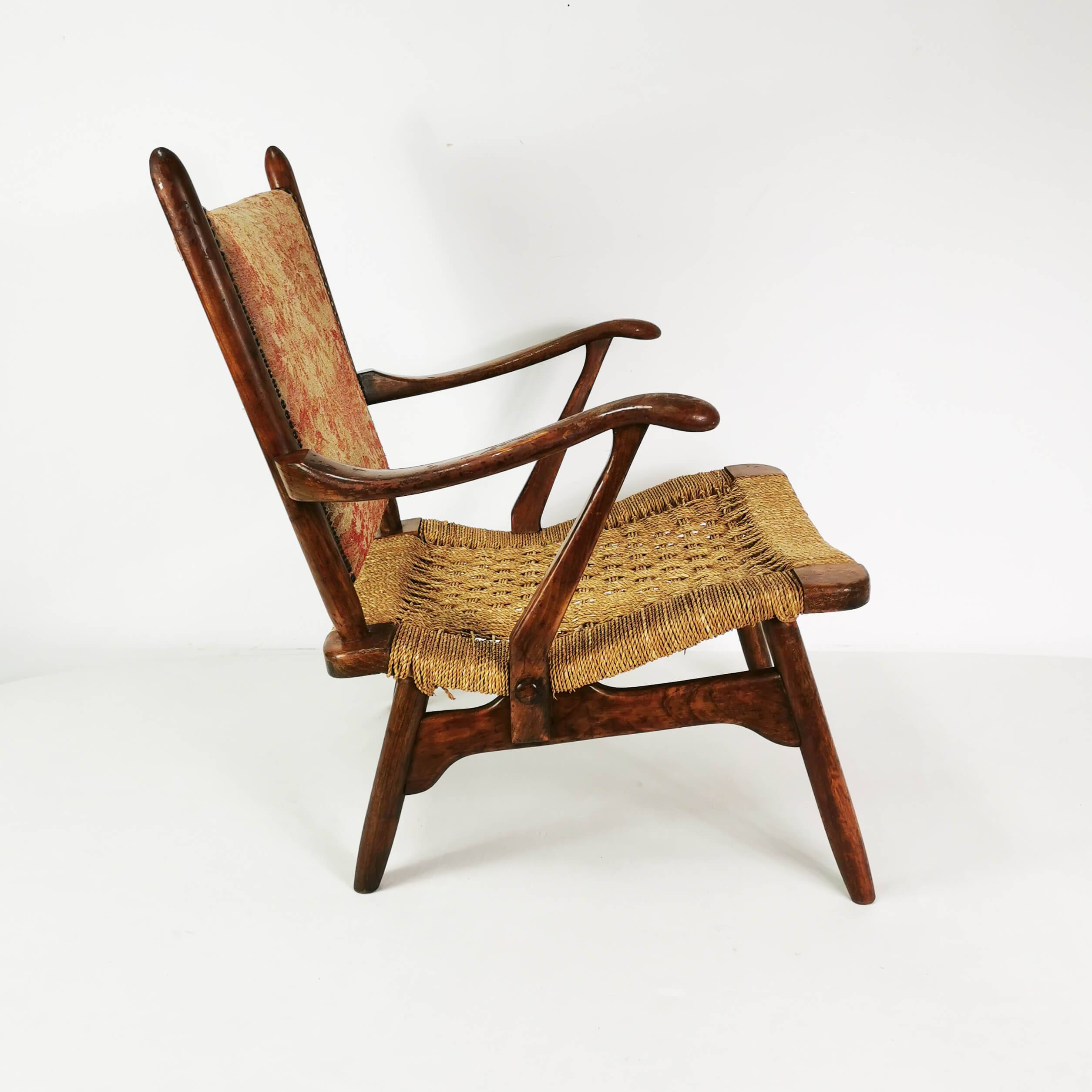 Art Deco armchair, designed by De Ster Gelderland, Netherlands, 1950s.