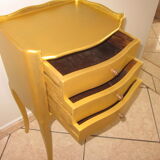 Gilded wooden bedside