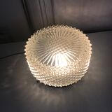 Glass ceiling light circa 1960