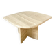 Travertine coffee table
