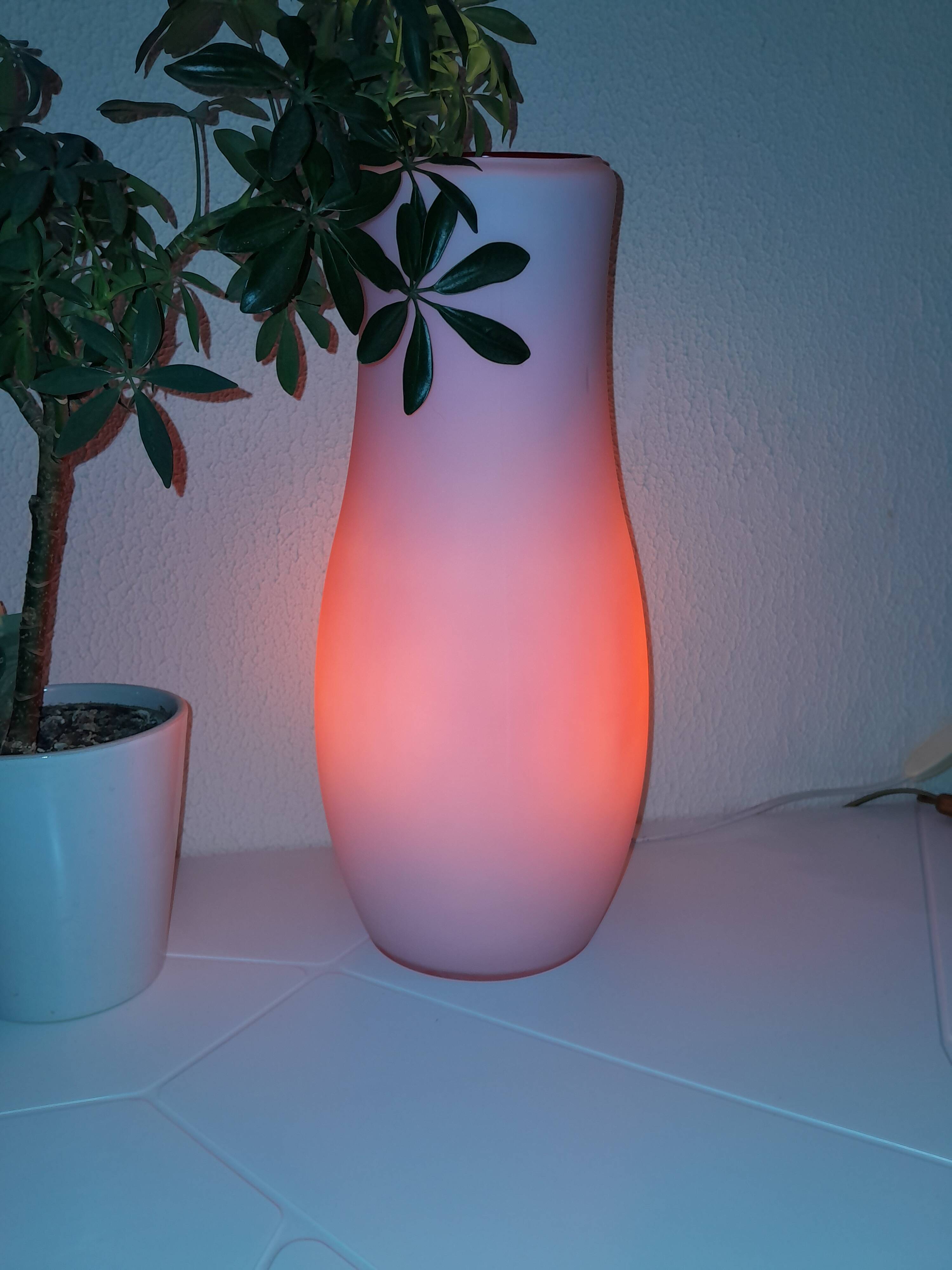 Vintage ikea mylonit glass lamp 1980