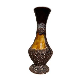 Vase deco volcanic rock 70s