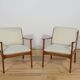 Pj112 armchairs by ole wanscher for poul jeppesens, denmark, 1960s, set of 2