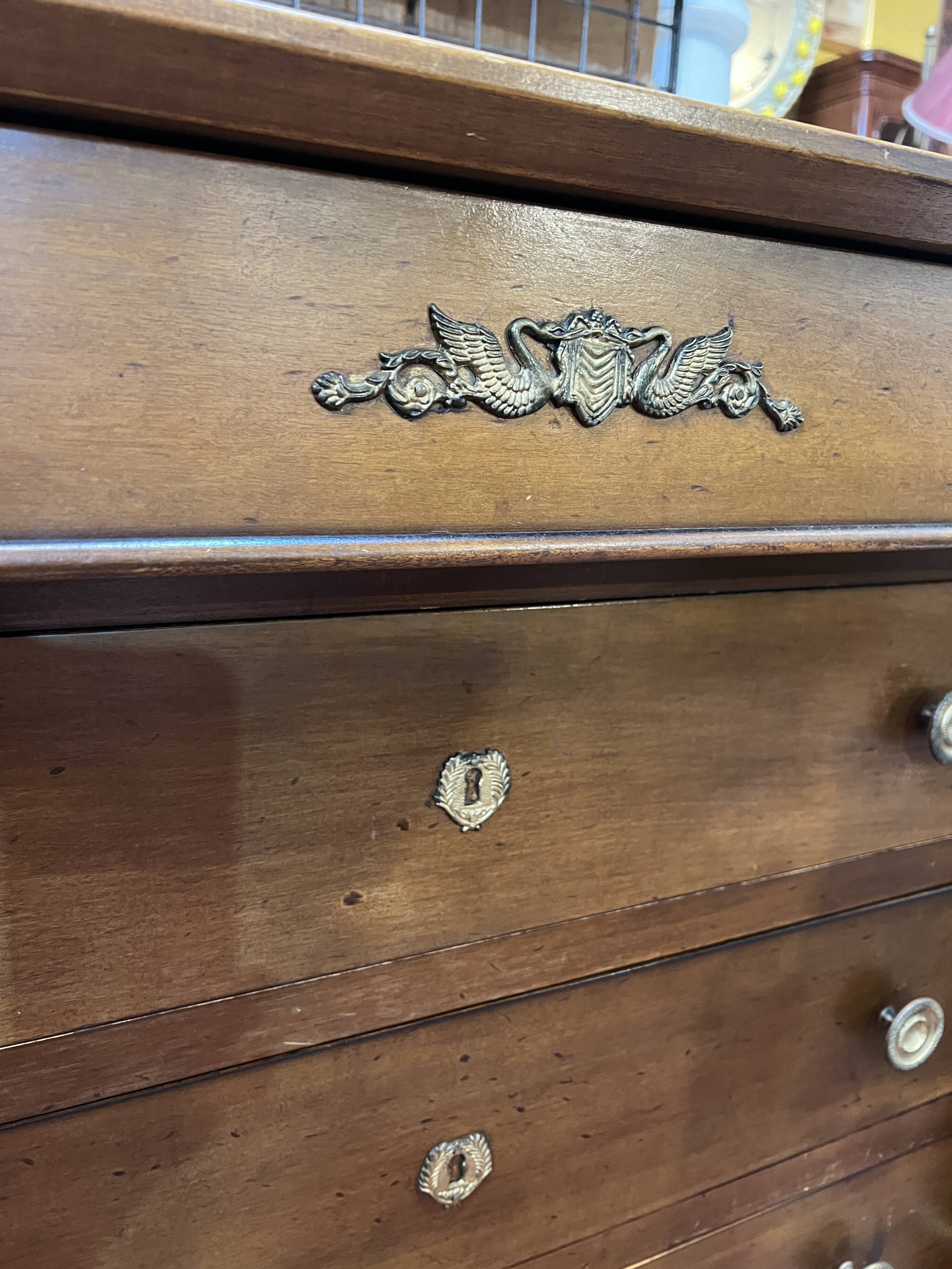 Empire-style commode with detached columns