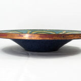 Centerpiece - email of limoges-geometric pattern mid century