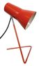 Vintage Red Table Lamp by Josef Hurka for Drupol, 1960s