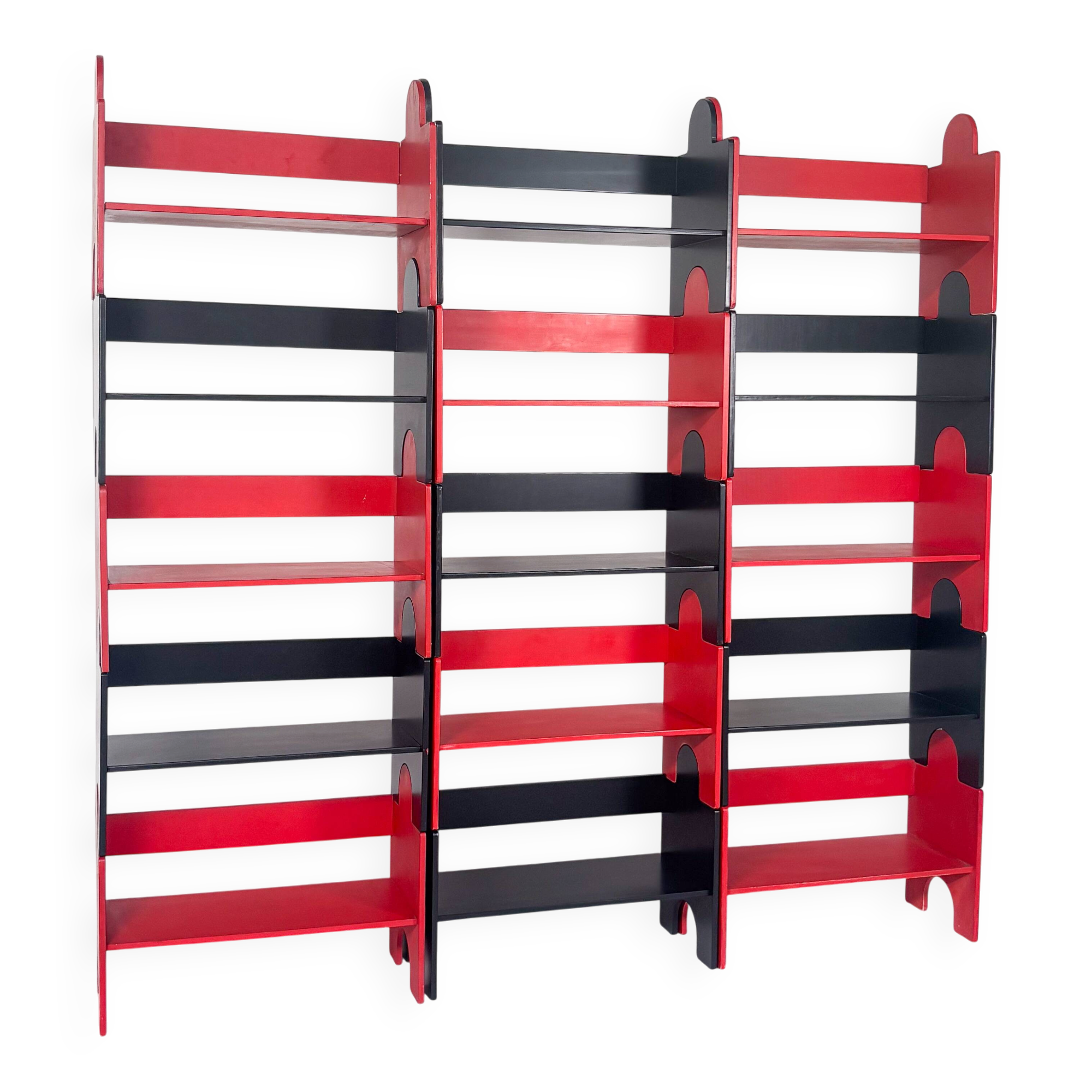 Mid-Century Modern Stackable Wall Unit, Budapest, 1960s