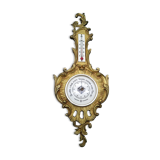 Baromètre en bronze doré, style Louis XV