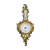 Barometer in gilded bronze, Louis XV style