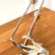 CANDLE HOLDER 3 Lights METAL Patinated Chrome