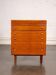 Large English teak chest of drawers