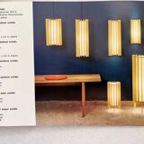 Ib Fabiansen wooden Space Age floor lamp by Fog and Mørup, Denmark, 1960s