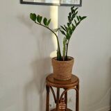 1940s curved wood side table