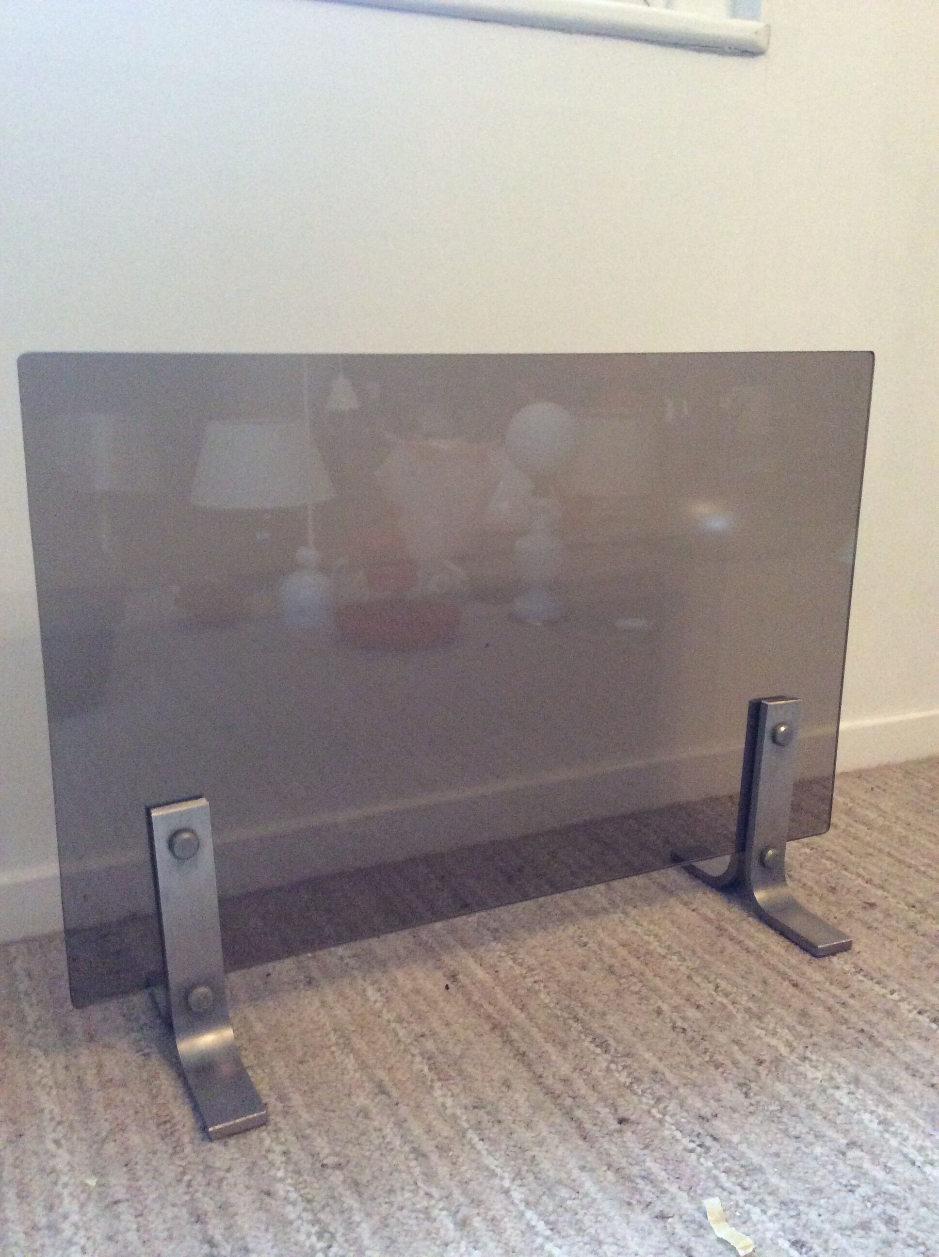 Vintage fireplace firewall from the 70s