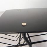 Vintage coffee table with magazine rack, 1950s