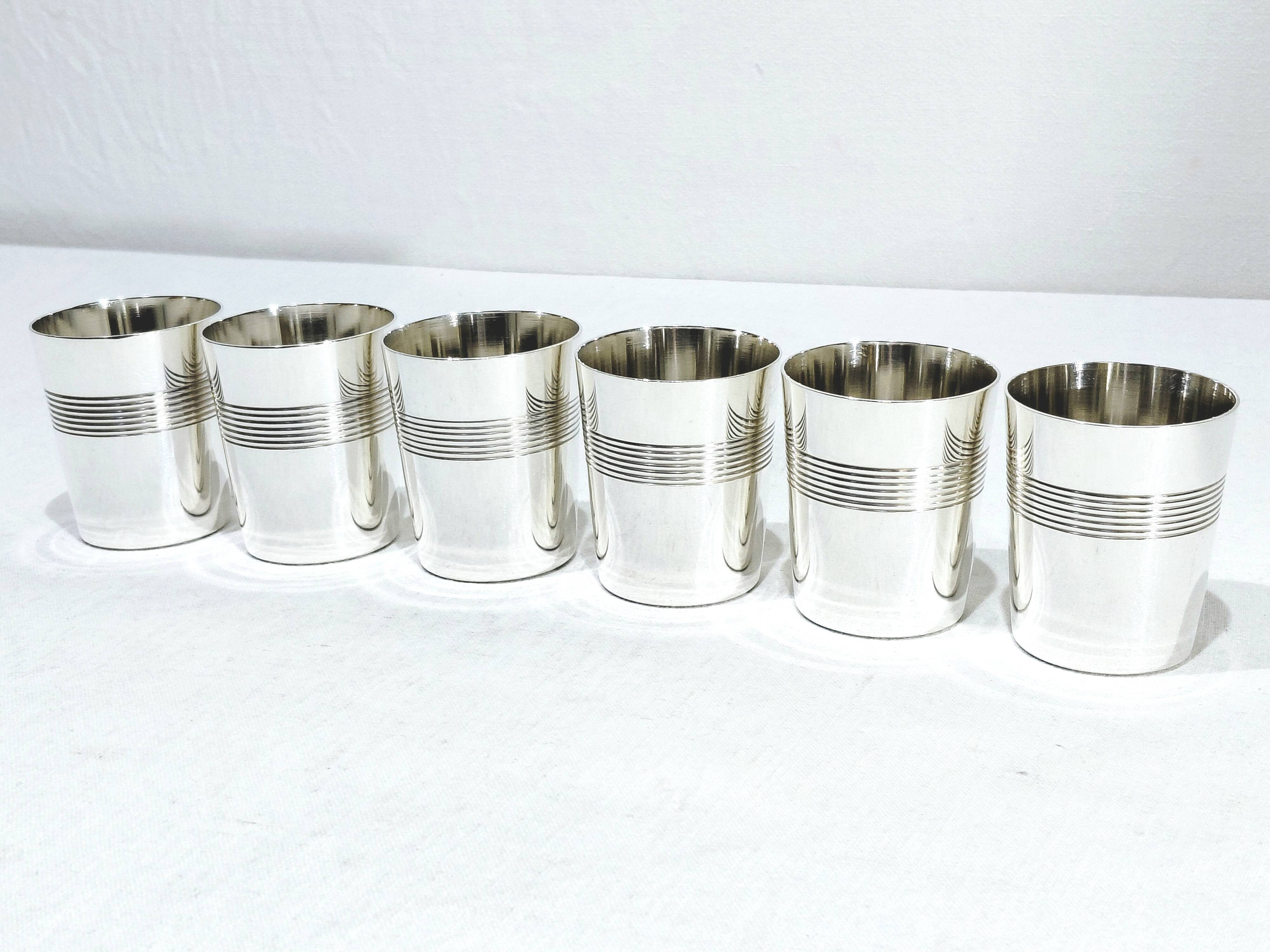 Ercuis - set of 6 cups