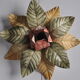Flower shaped vintage wall sconce
