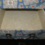 Sewing box jewelry storage fabric to motis