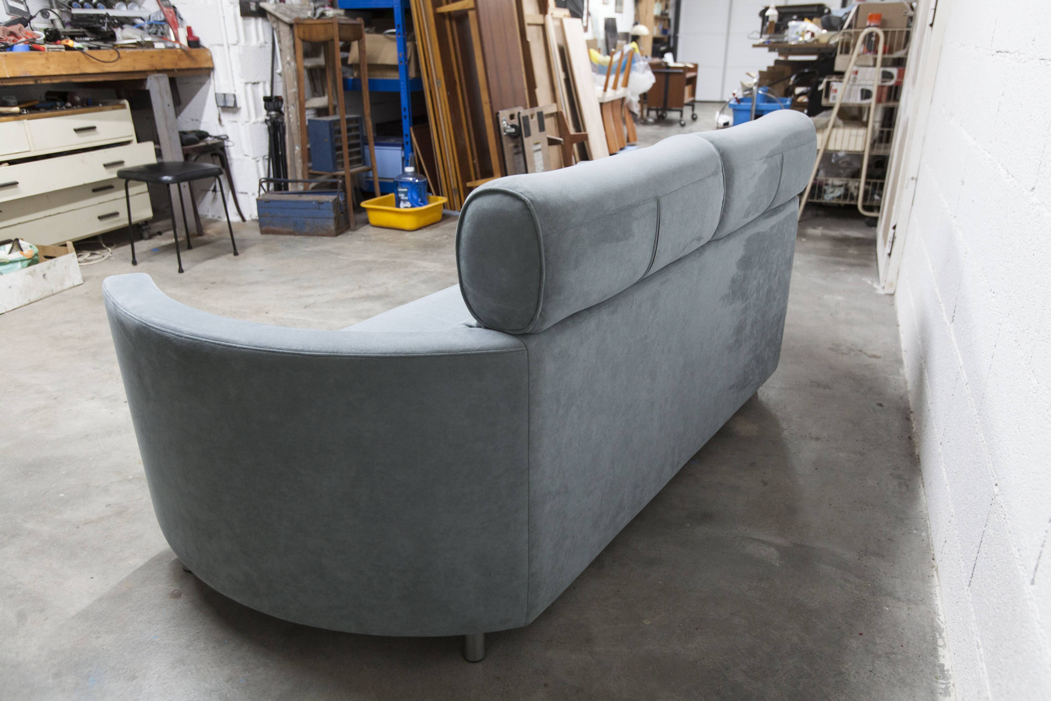Negresco Sofa Design Bernard Massot for Neology France Moiré Velvet