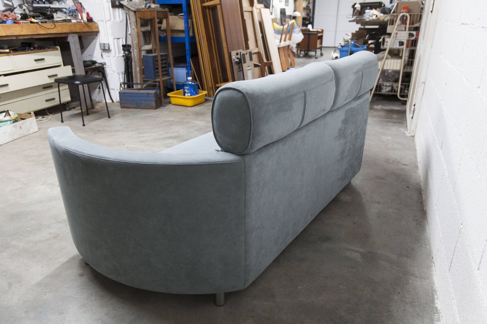 Negresco Sofa Design Bernard Massot for Neology France Moiré Velvet