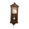 Mid Century Vintage Victorian Style Wall Clock Wood Case,Chime, in Working order