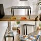 Console design – Unique piece – Wood from old boats