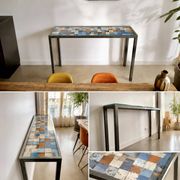 Console design – Unique piece – Wood from old boats