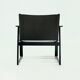 Post Modern Saddle Leather and Steel Lounge Chair 1980s