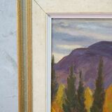 Steen Flemming ( 1897-1977 ), Swedish Impressionist Painting, 1948, Oil on Panel, Framed.