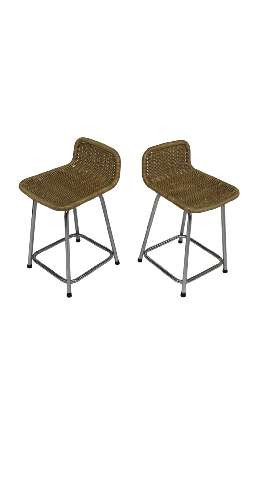 Set of 4 vintage bar stools by Dirk Van Sliedregt Rohe Noordwo