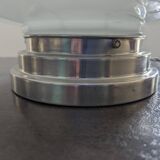 Vintage Skyscraper ceiling light, opaline glass table lamp, Bauhaus.