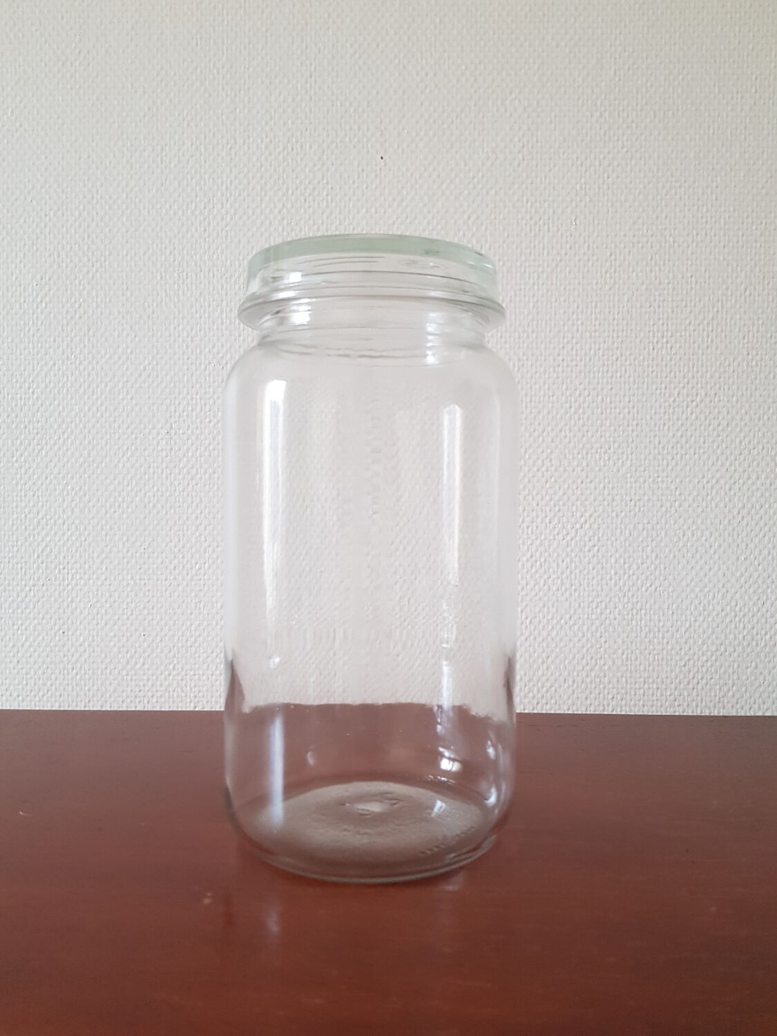 Excelsior glass jar