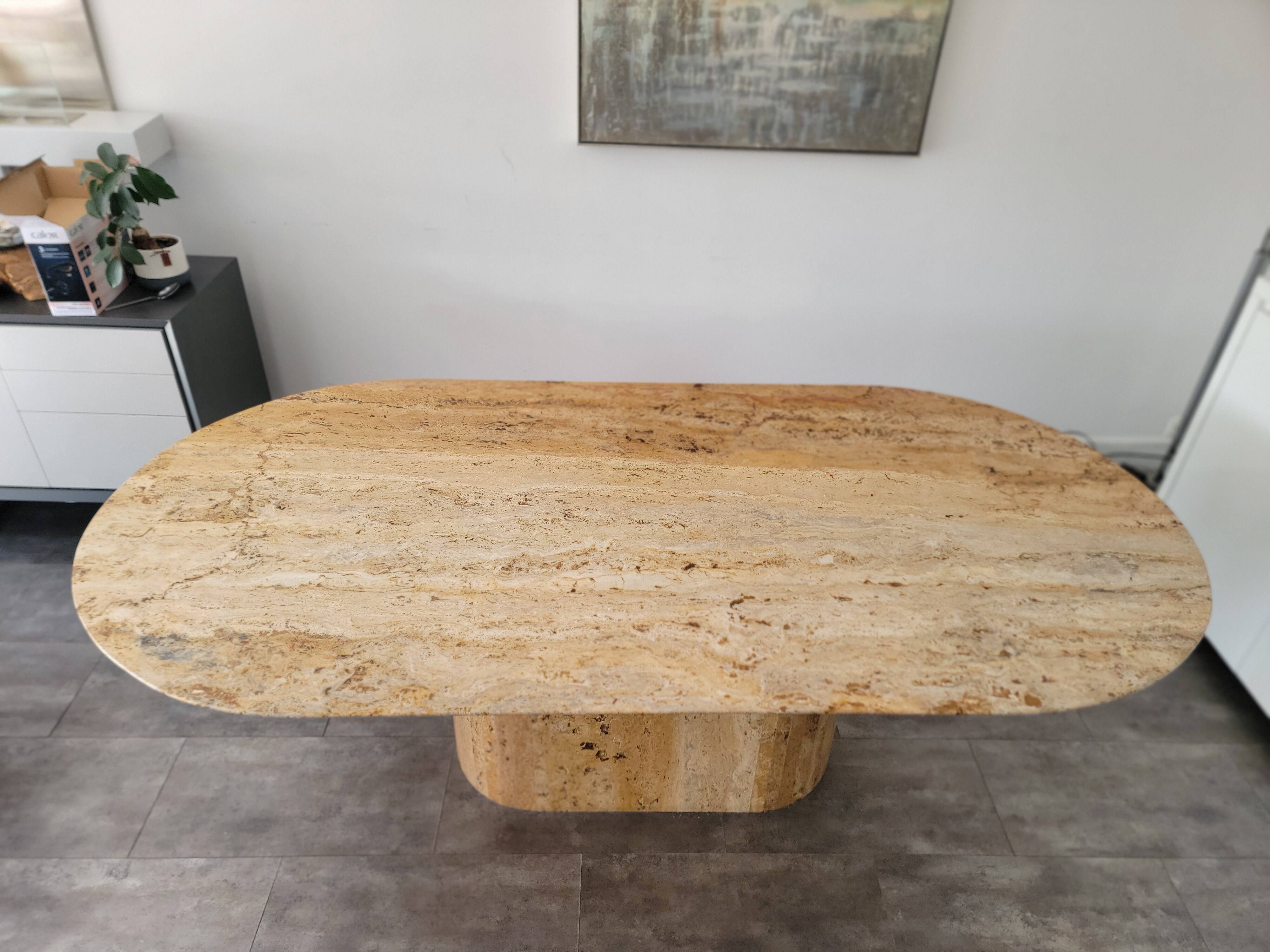 Marble dining table
