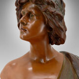 Terracotta bust of Judith by Ricardo Aurilli, circa 1900-1910