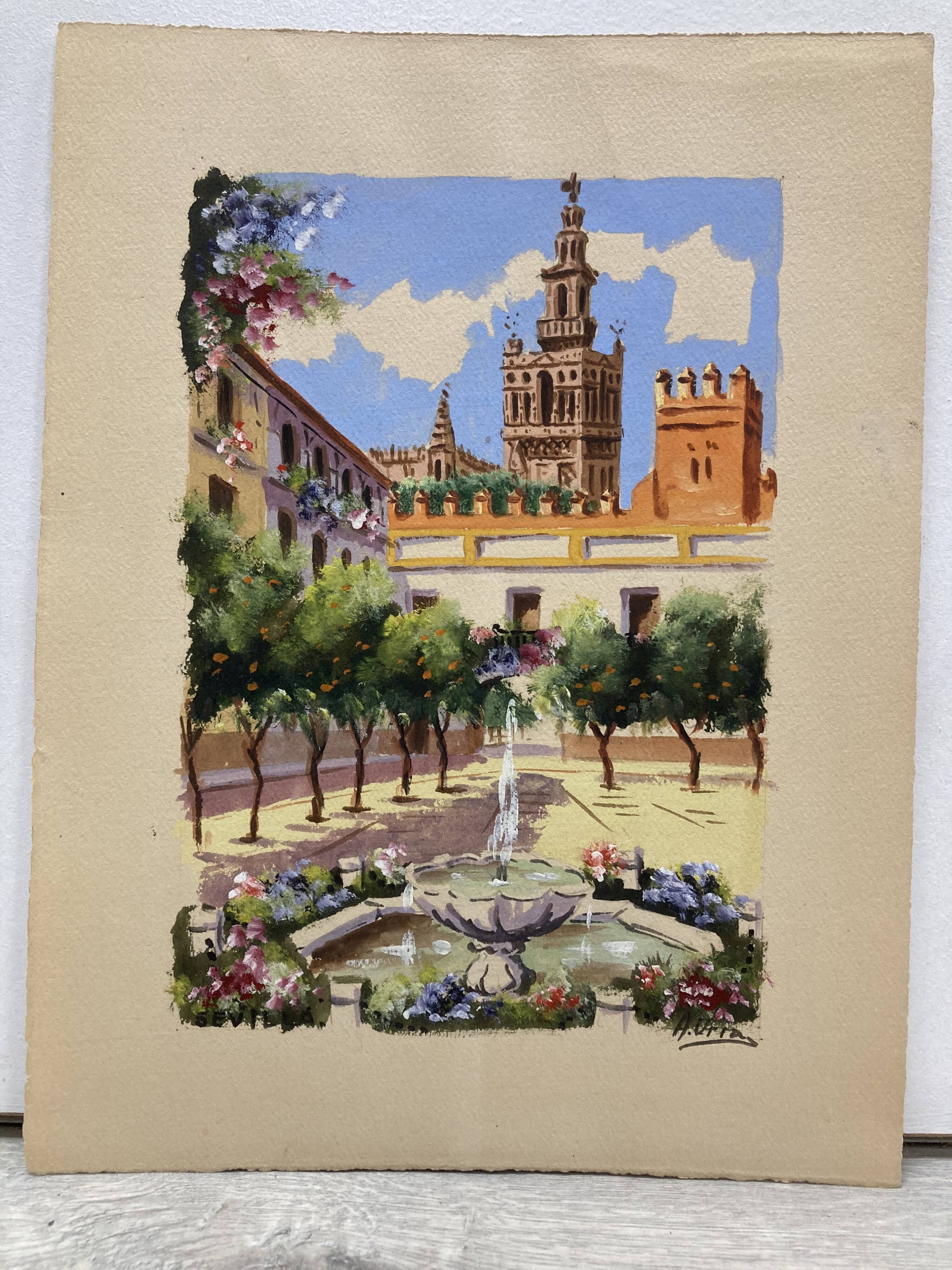 Watercolor landscape