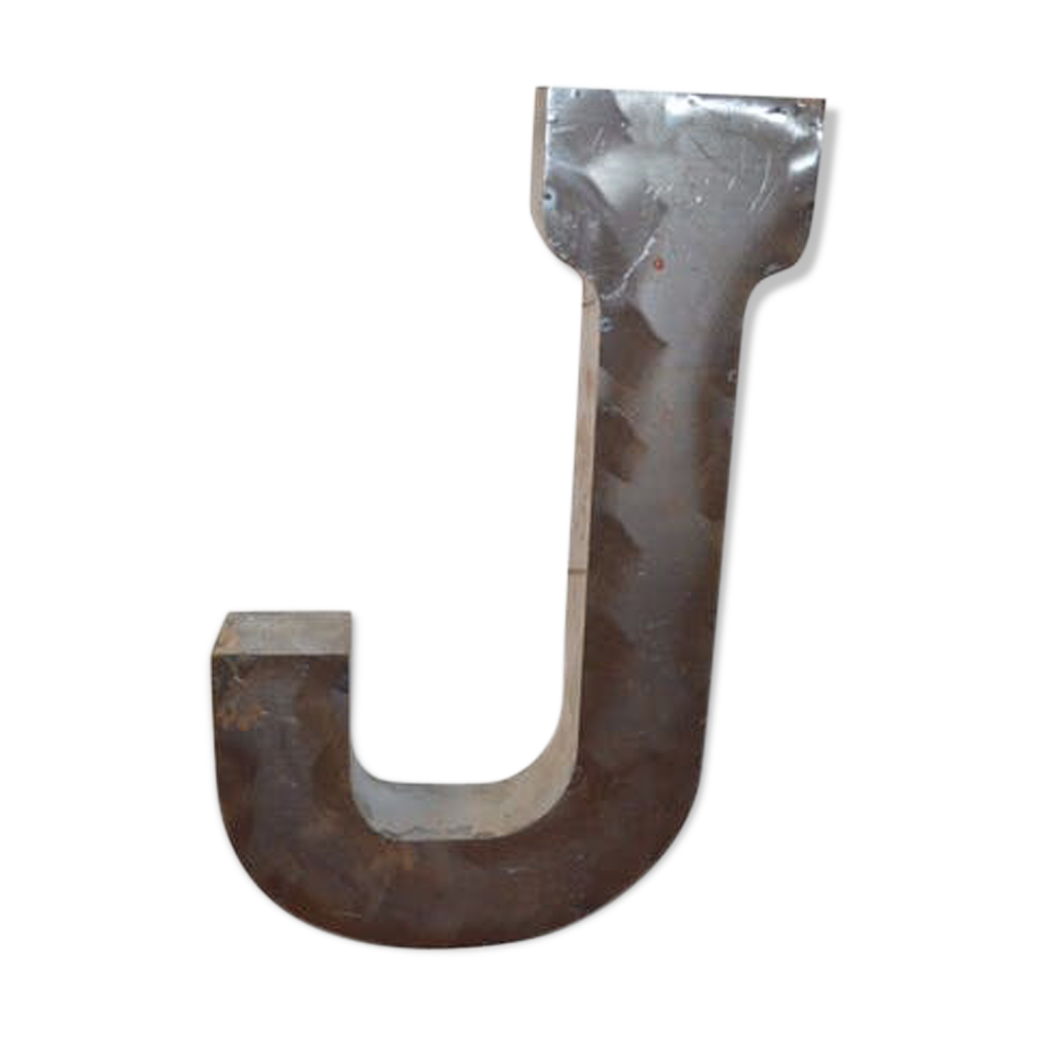 Industrial iron "j" letter