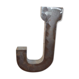 Industrial iron "j" letter